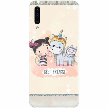 Husa silicon pentru Samsung Galaxy A70, Best Friends Husa silicon pentru Samsung Galaxy A70, Best Friends
