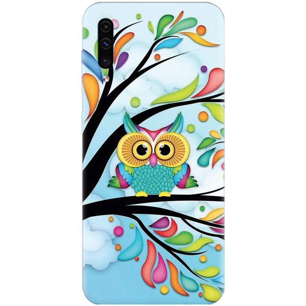 Husa silicon pentru Samsung Galaxy A70, Owl 101