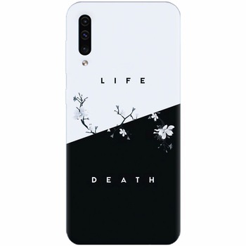Husa silicon pentru Samsung Galaxy A50, Life Vs Death Husa silicon pentru Samsung Galaxy A50, Life Vs Death