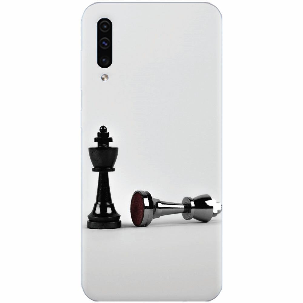 Husa silicon pentru Samsung Galaxy A70, Chess