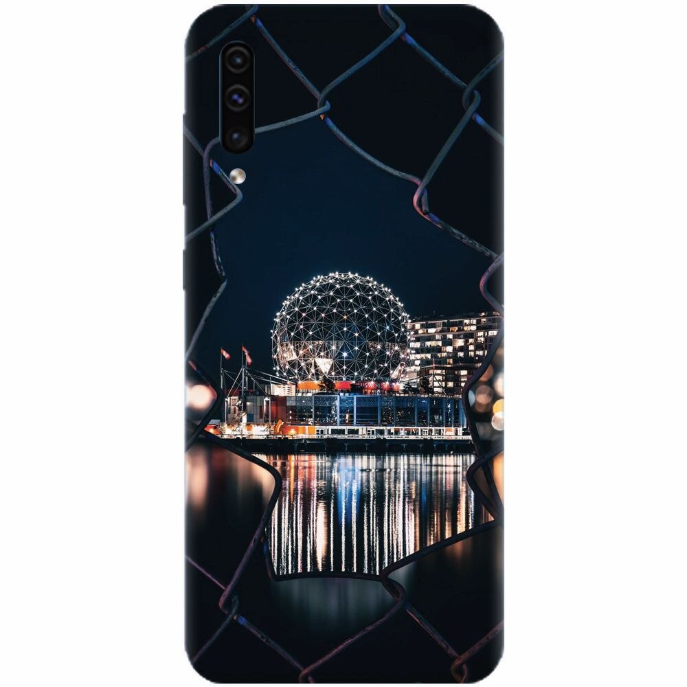 Husa silicon pentru Samsung Galaxy A70, Abstract Architectural Design