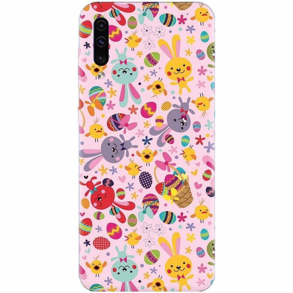 Husa silicon pentru Samsung Galaxy A70, Fun Easter Egg