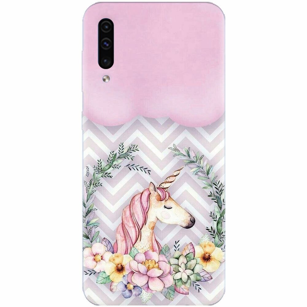 Husa silicon pentru Samsung Galaxy A70, Aesthetic Unicorn