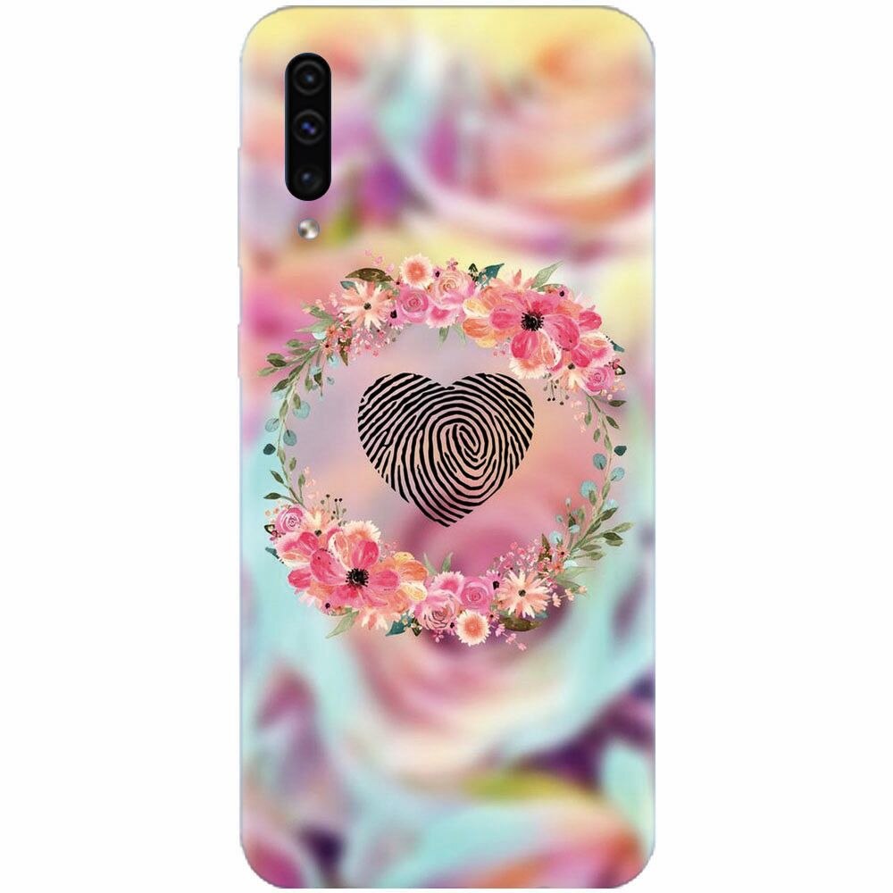 Husa silicon pentru Samsung Galaxy A70, Fingerprint