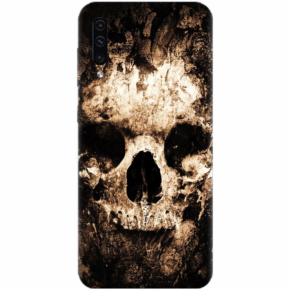 Husa silicon pentru Samsung Galaxy A70, Zombie Skull