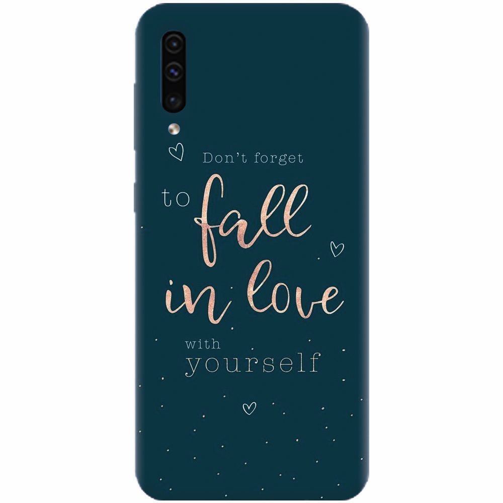 Husa silicon pentru Samsung Galaxy A50, Fall In Love