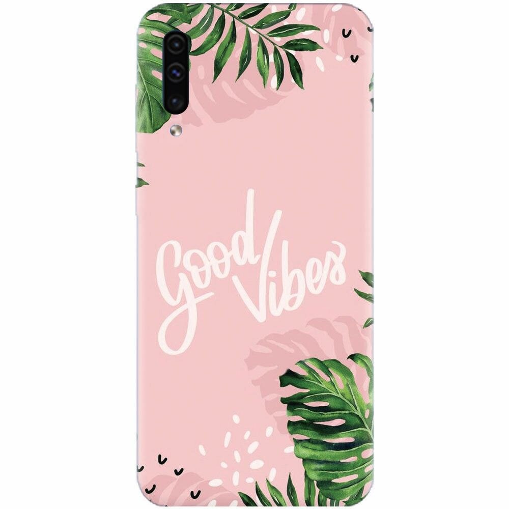 Husa silicon pentru Samsung Galaxy A70, Good Vibes