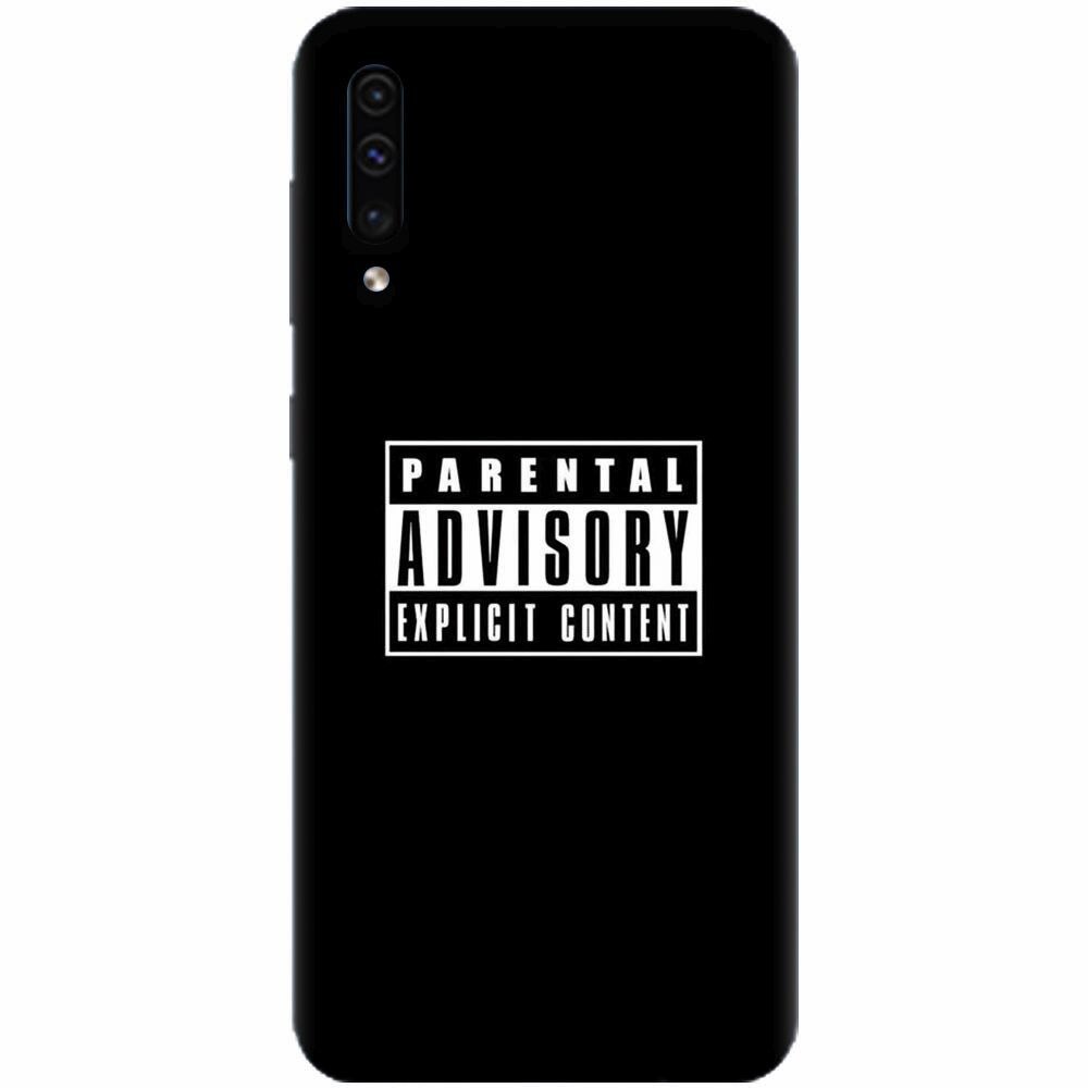 Husa silicon pentru Samsung Galaxy A50, Parental Advisory