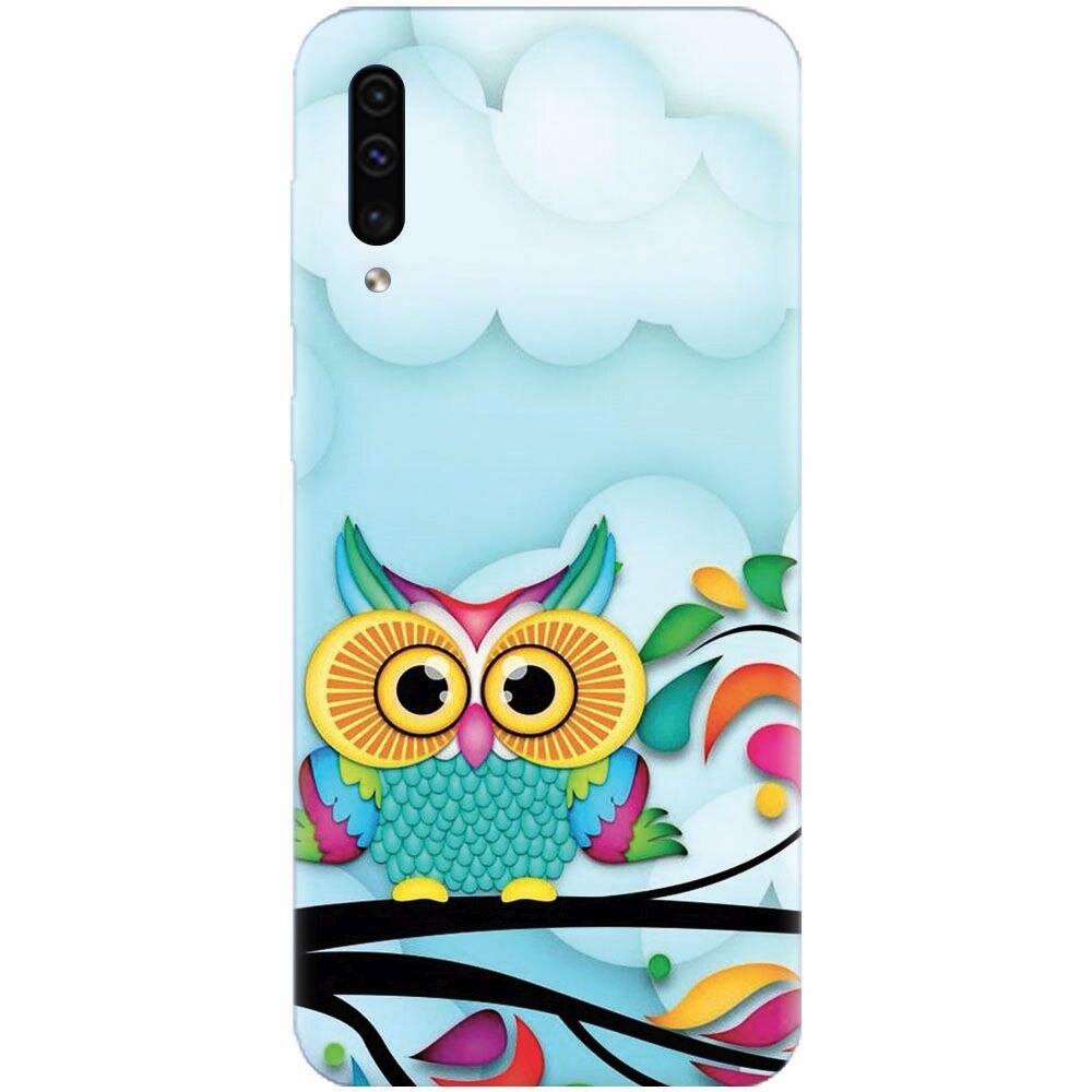 Husa silicon pentru Samsung Galaxy A50, Owl 102