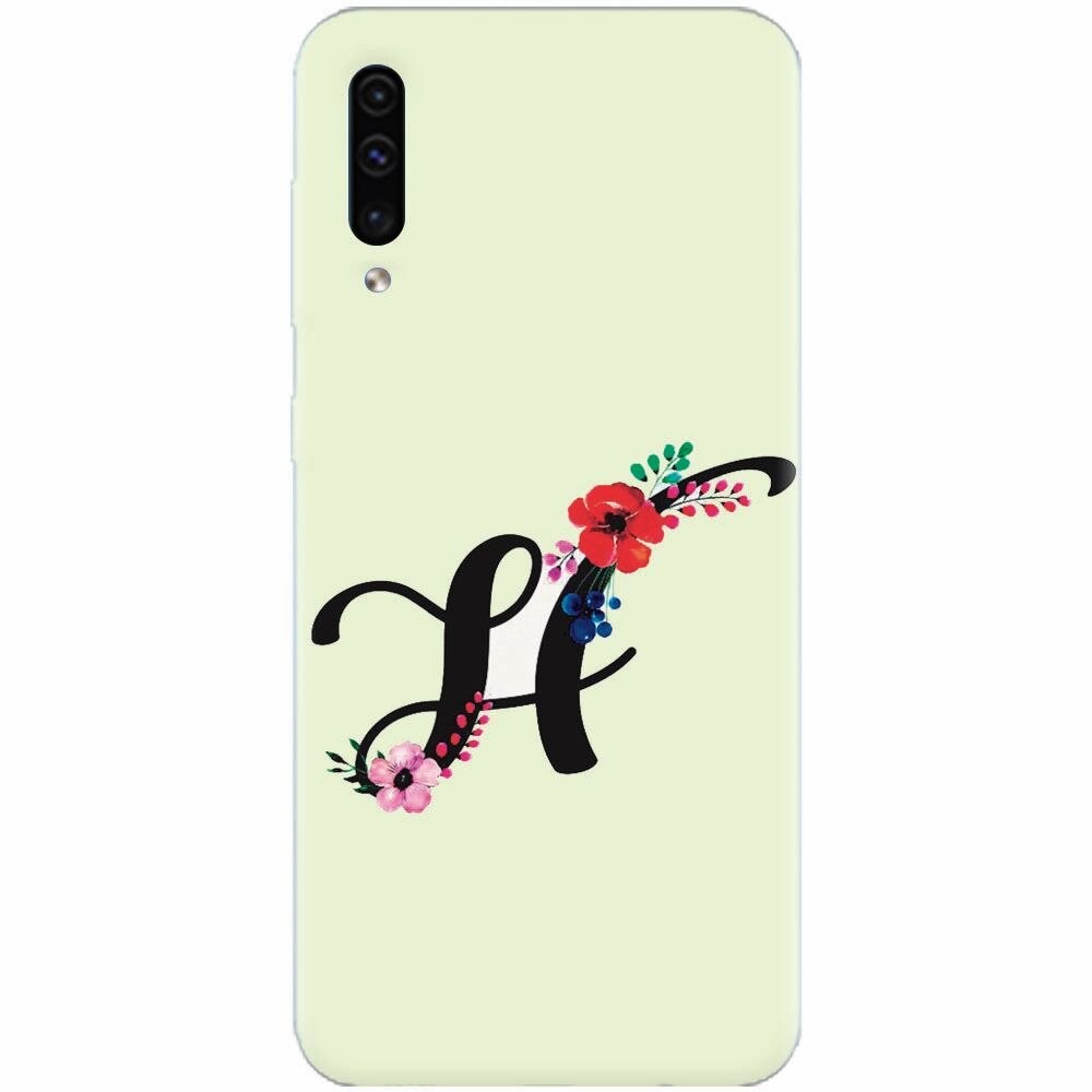 Husa silicon pentru Samsung Galaxy A70, Litera H