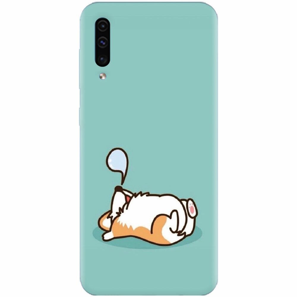 Husa silicon pentru Samsung Galaxy A70, Cute Corgi