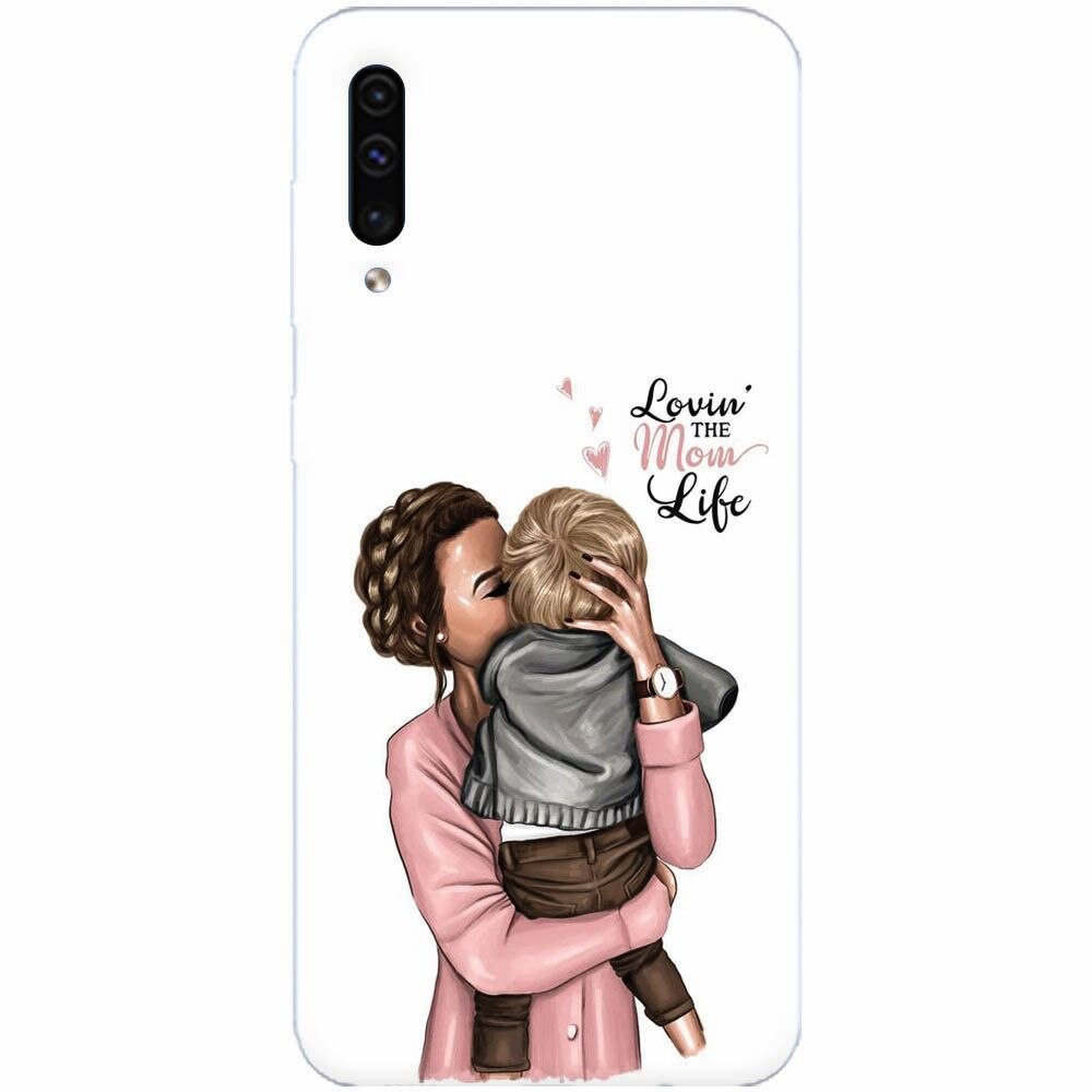 Husa silicon pentru Samsung Galaxy A70, Loving Mother