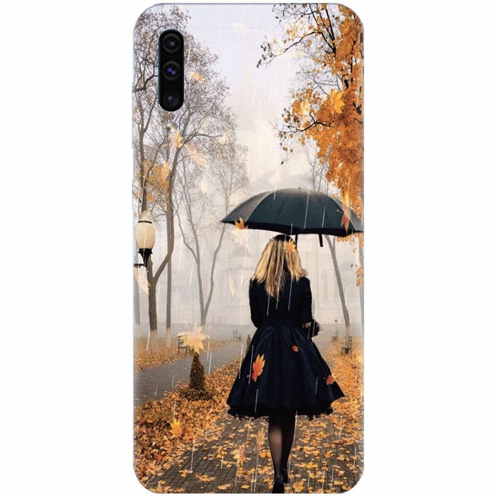 Husa silicon pentru Samsung Galaxy A70, Autum