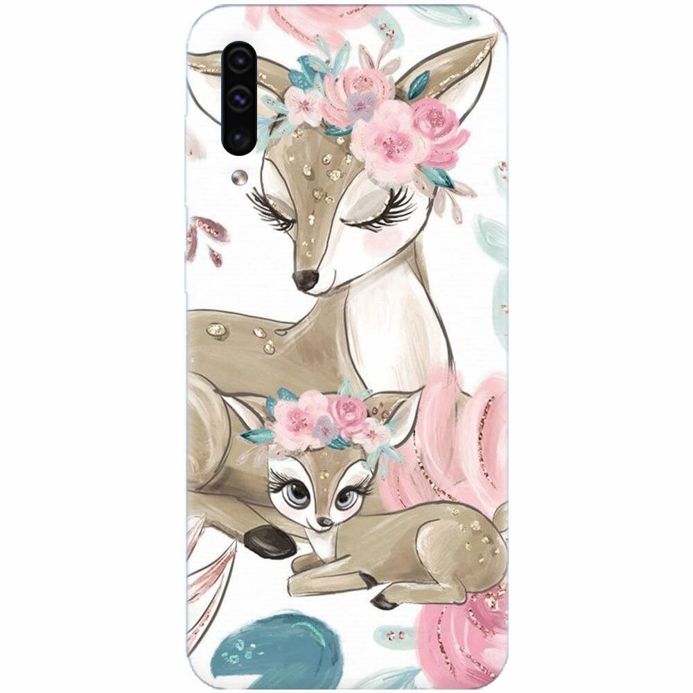 Husa silicon pentru Samsung Galaxy A70, Deers