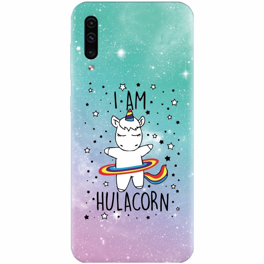 Husa silicon pentru Samsung Galaxy A70, I Am Hulacorn