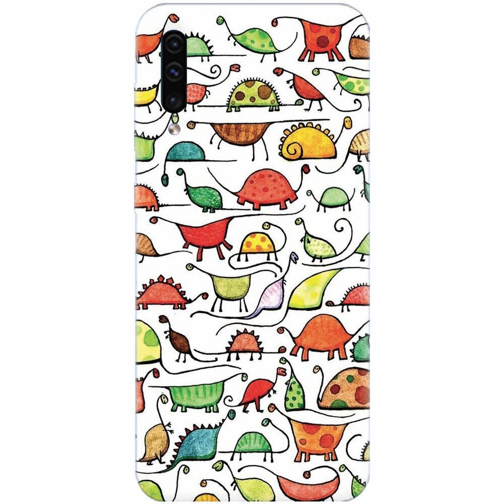 Husa silicon pentru Samsung Galaxy A70, Dino