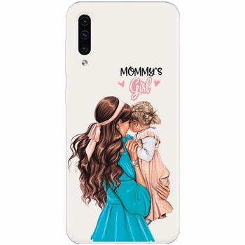 Husa silicon pentru Samsung Galaxy A50, Mommy's Girl 2 Husa silicon pentru Samsung Galaxy A50, Mommy's Girl 2