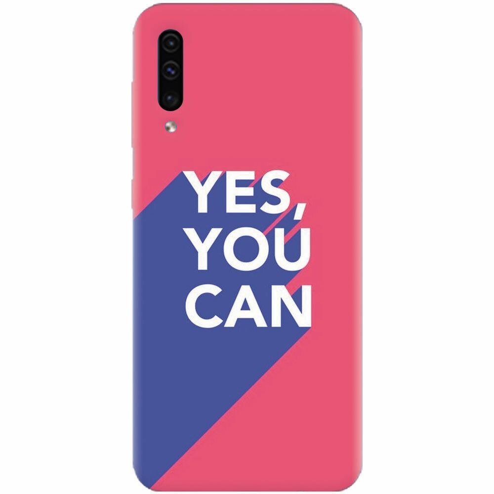 Husa silicon pentru Samsung Galaxy A70, Yes You Can