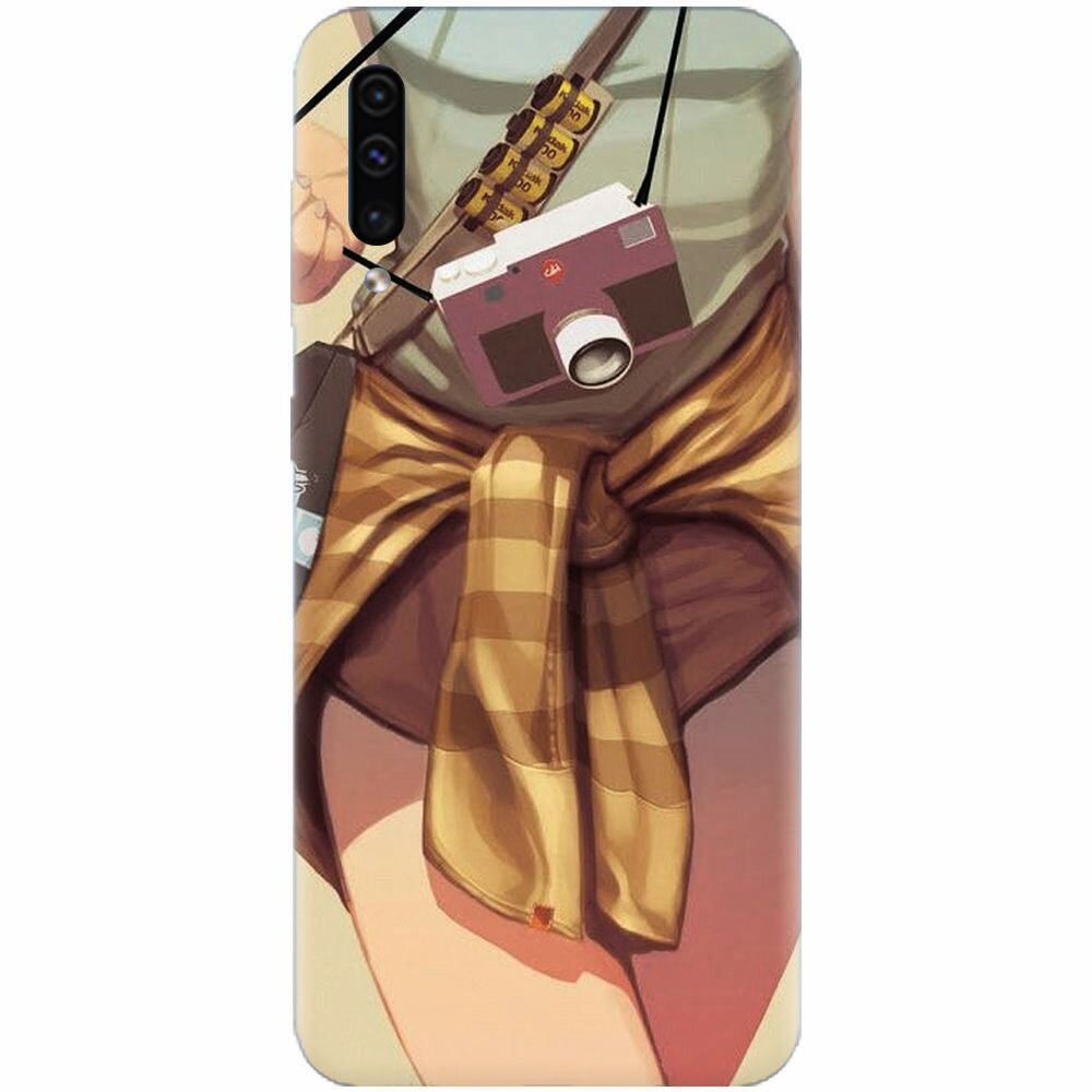 Husa silicon pentru Samsung Galaxy A50, Photograph Girl