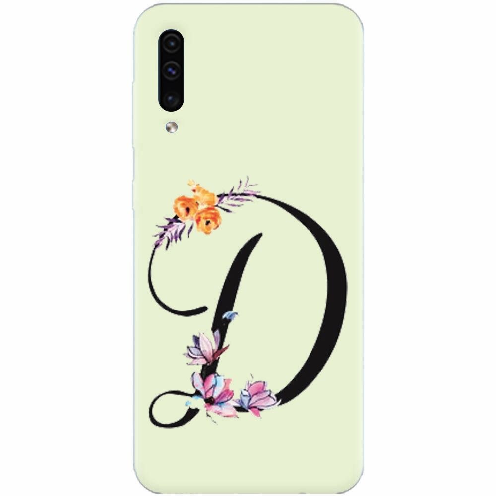 Husa silicon pentru Samsung Galaxy A70, Litera D