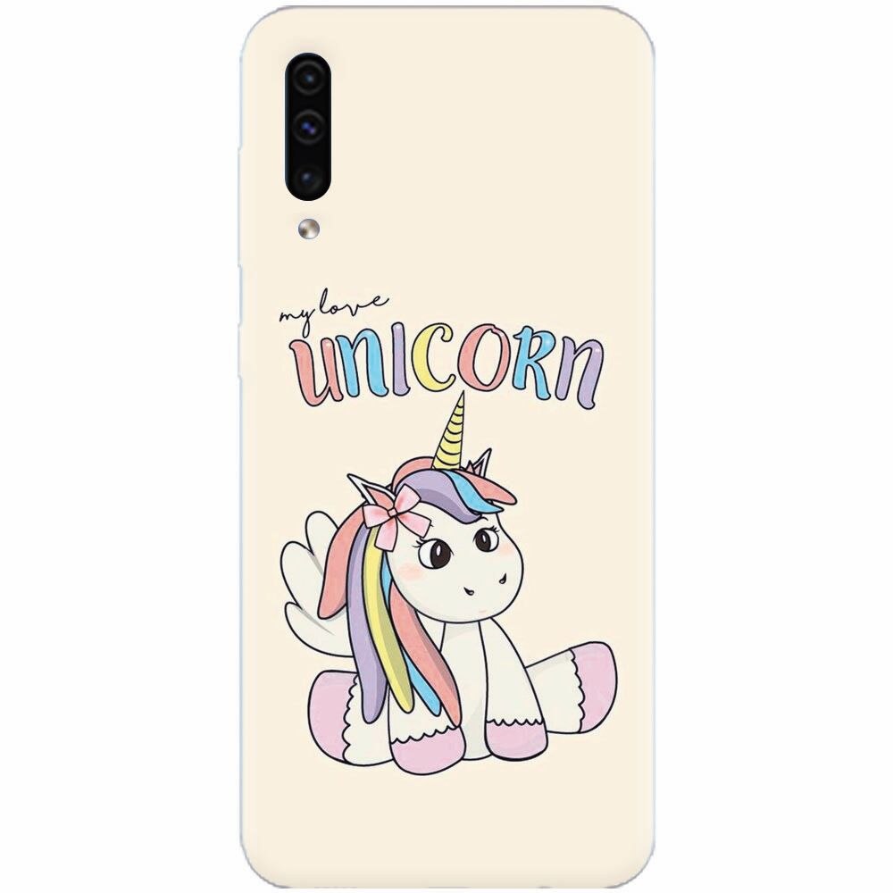 Husa silicon pentru Samsung Galaxy A70, My Love Unicorn