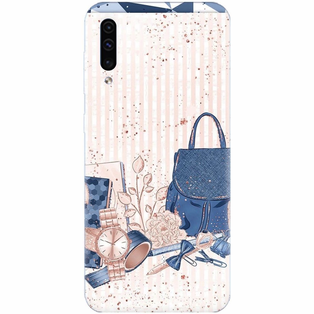 Husa silicon pentru Samsung Galaxy A70, Girl Accesories