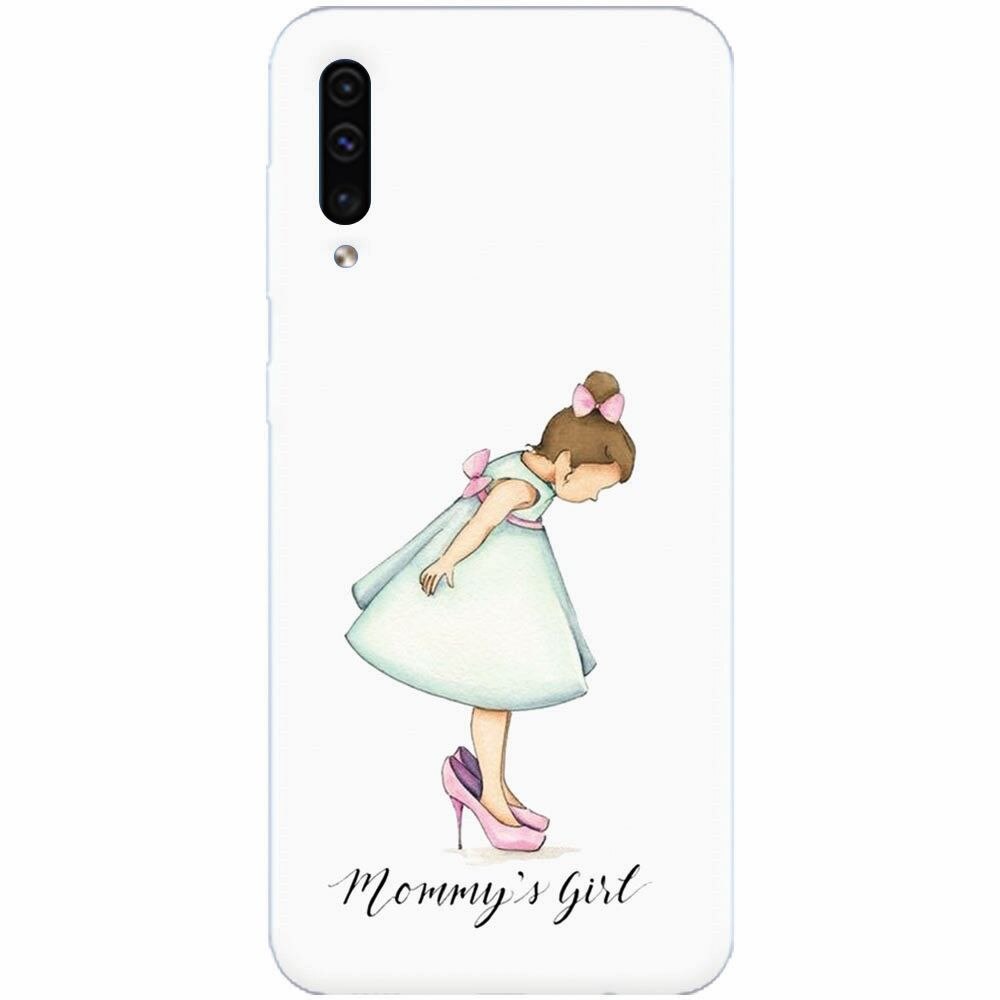 Husa silicon pentru Samsung Galaxy A70, Mommy's Girl