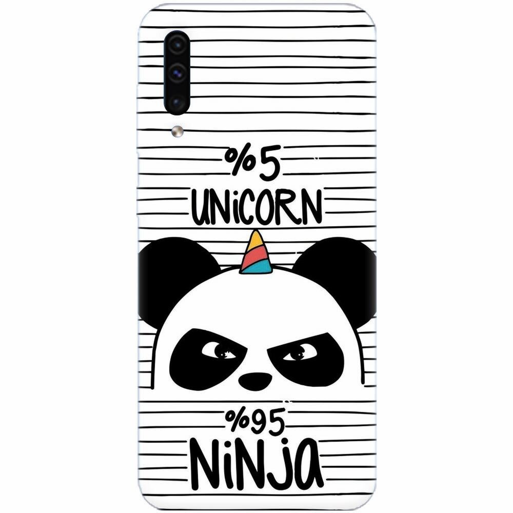 Husa silicon pentru Samsung Galaxy A70, Unicorn Ninja
