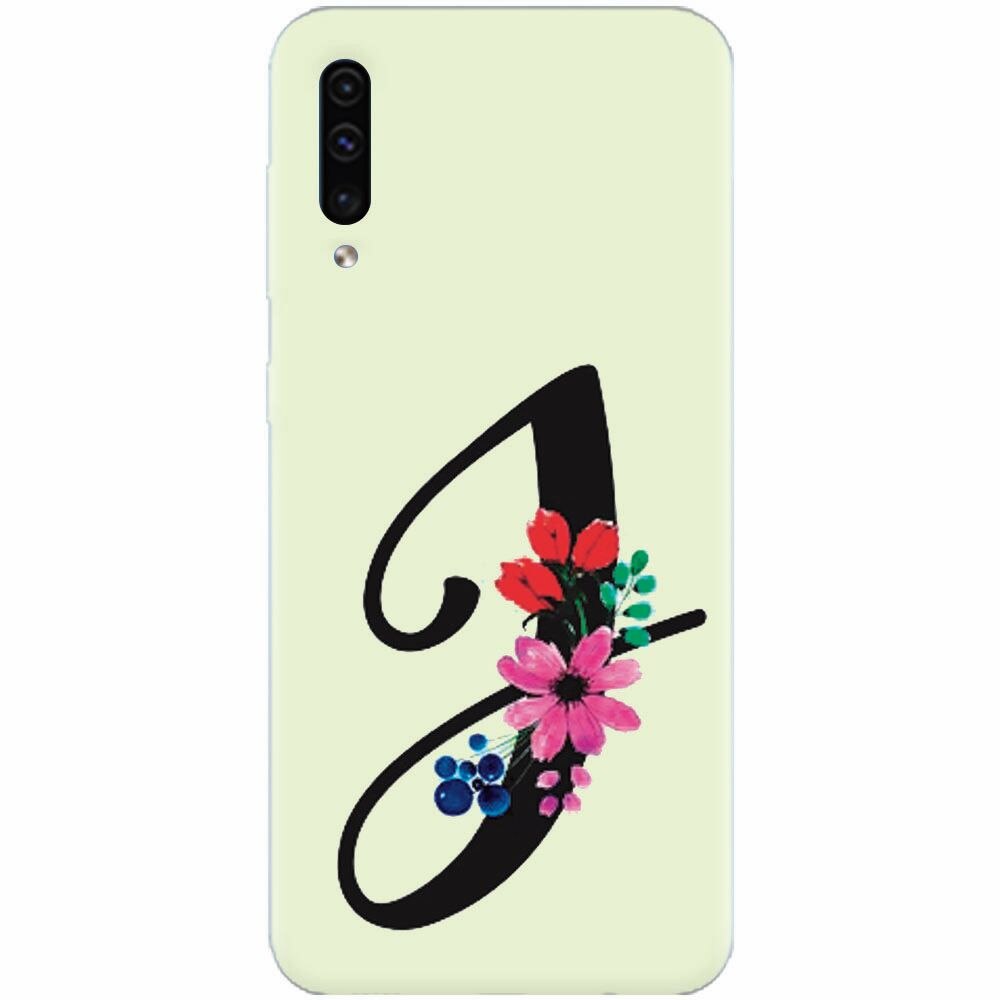 Husa silicon pentru Samsung Galaxy A70, Litera J