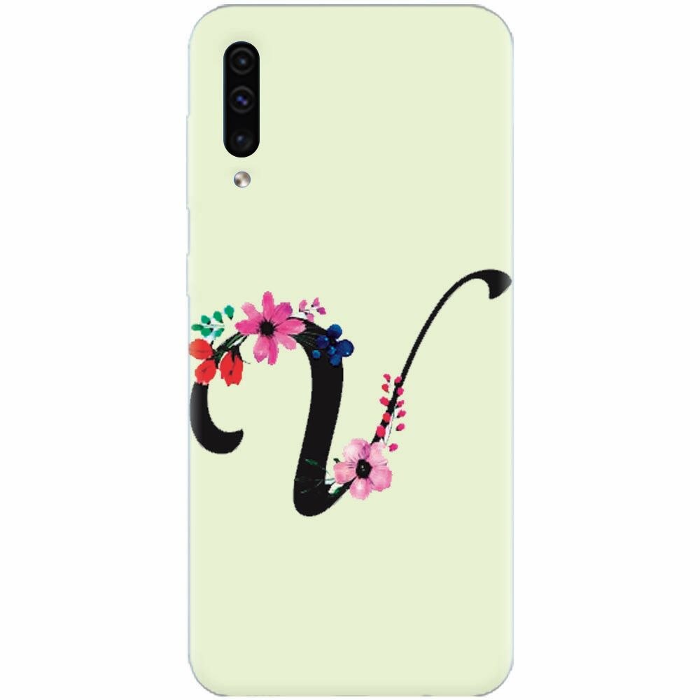 Husa silicon pentru Samsung Galaxy A50, Litera V