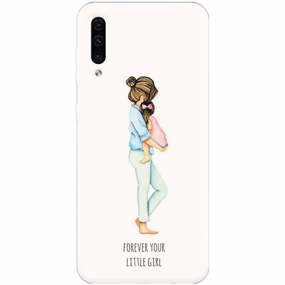Husa silicon pentru Samsung Galaxy A70, Forever Little Girl