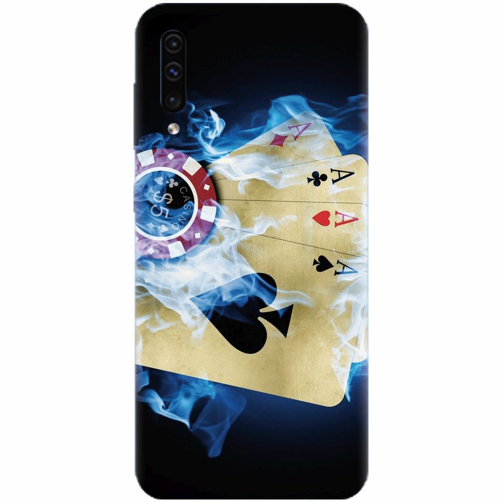 Husa silicon pentru Samsung Galaxy A50, Casino