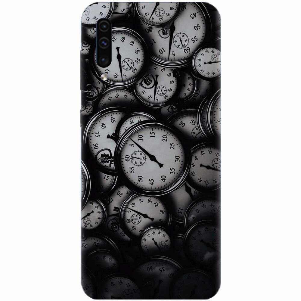 Husa silicon pentru Samsung Galaxy A50, Clocks Bw