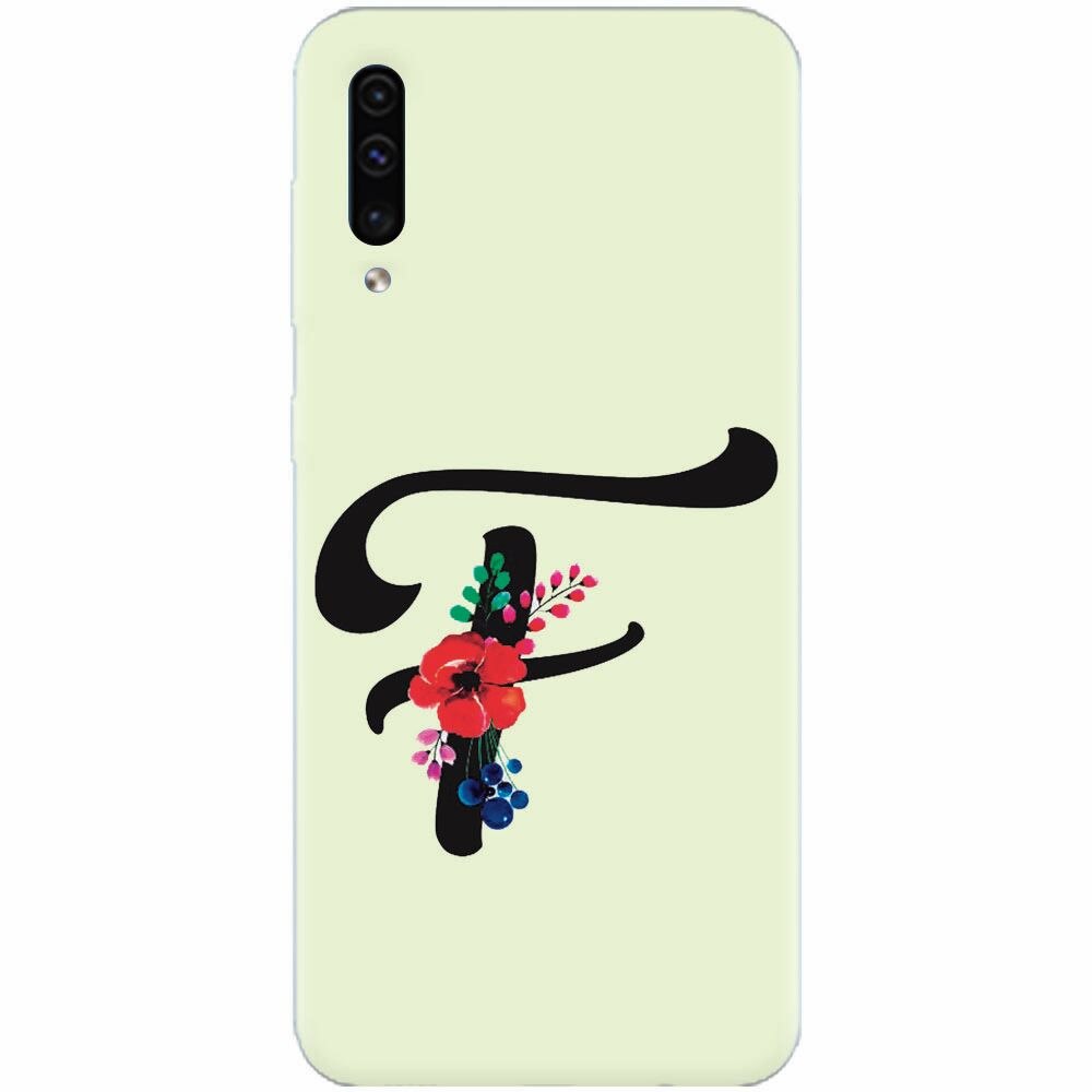 Husa silicon pentru Samsung Galaxy A50, Litera F