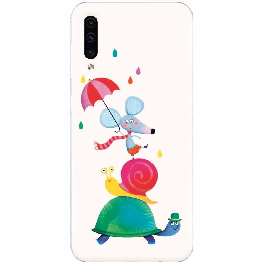 Husa silicon pentru Samsung Galaxy A50, Happy Animals