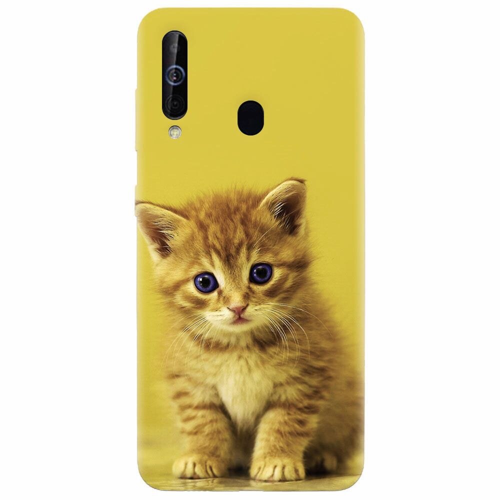 Husa silicon pentru Samsung Galaxy A60, Baby Kitten
