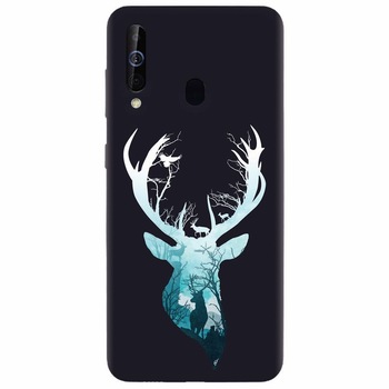 Husa silicon pentru Samsung Galaxy M30, Cerb Husa silicon pentru Samsung Galaxy M30, Cerb