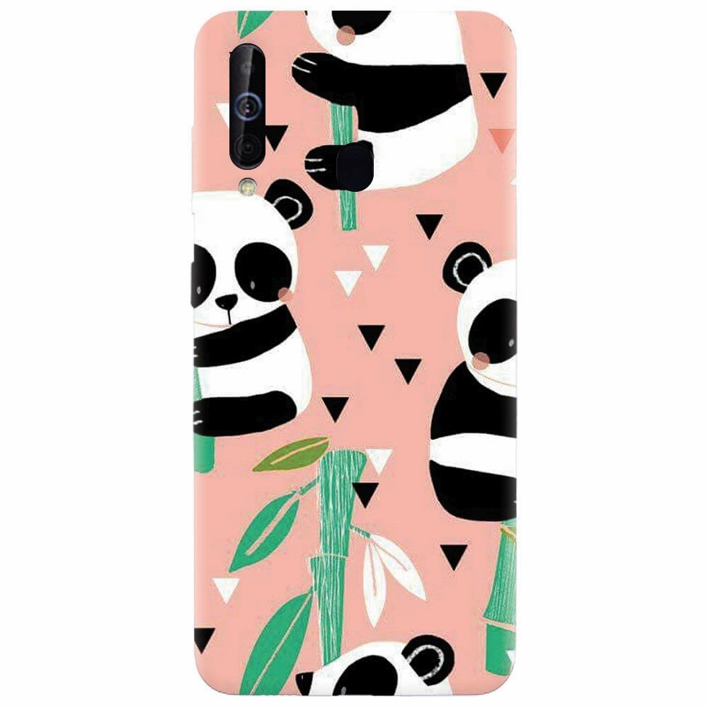Husa silicon pentru Samsung Galaxy A60, Baby Panda 001