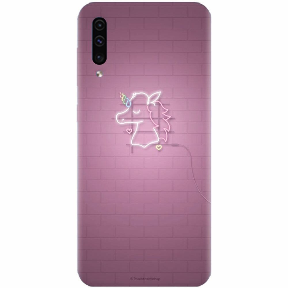 Husa silicon pentru Samsung Galaxy A50, Light Unicorn