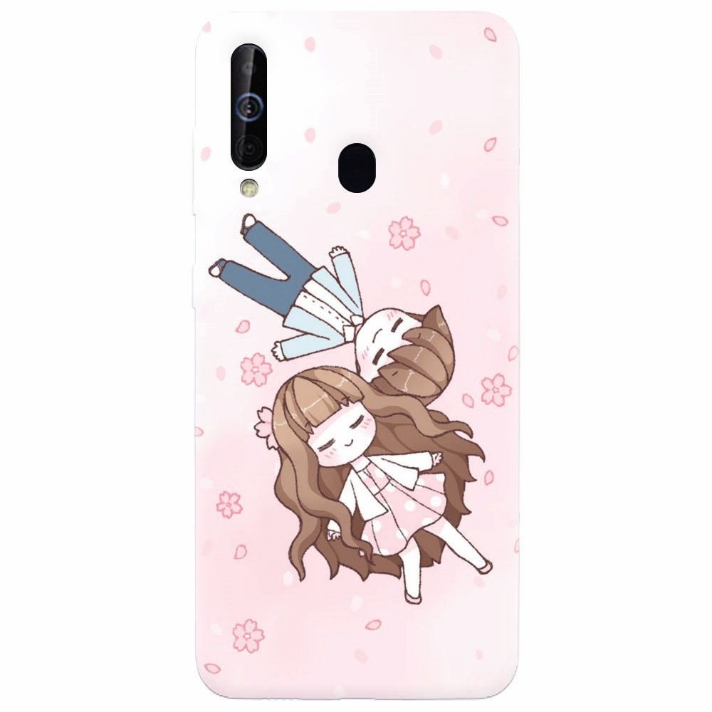 Husa silicon pentru Samsung Galaxy A60, Cute Couple