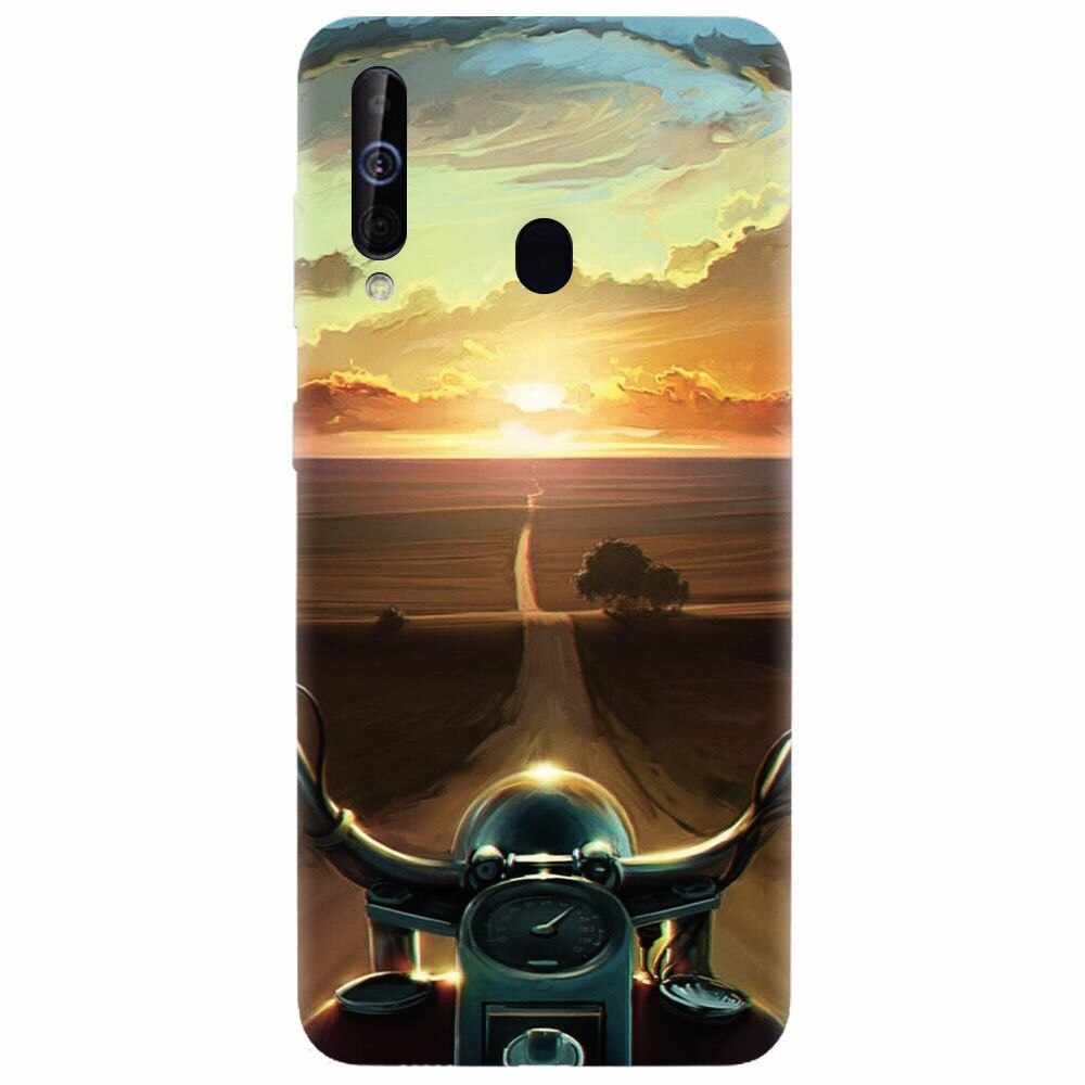 Husa silicon pentru Samsung Galaxy A60, Country Road