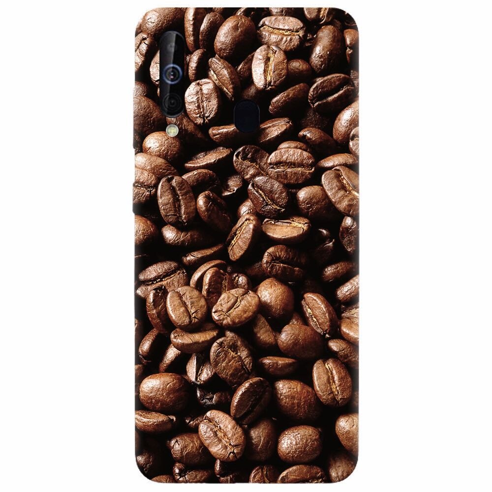 Husa silicon pentru Samsung Galaxy A60, Coffee Beans