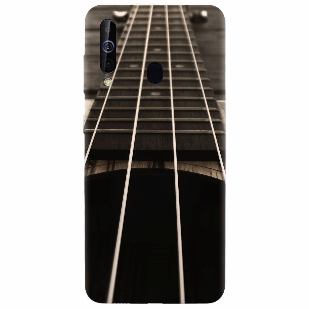 Husa silicon pentru Samsung Galaxy A60, Bass Guitar