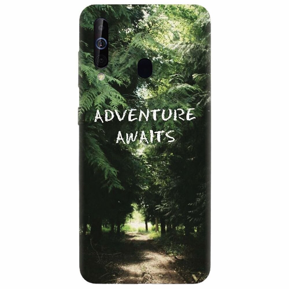 Husa silicon pentru Samsung Galaxy A60, Adventure Awaits Forest