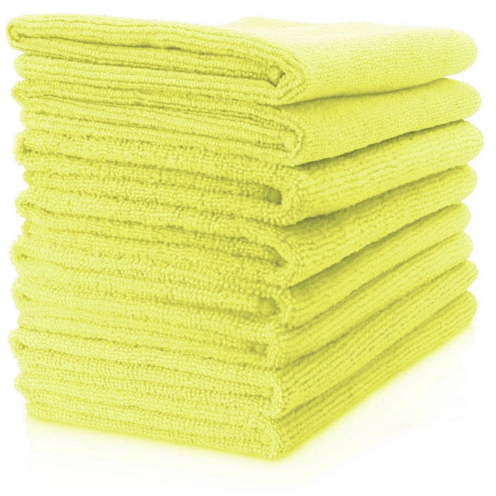 Laveta Alpha microfibra, 40x40 cm, galben