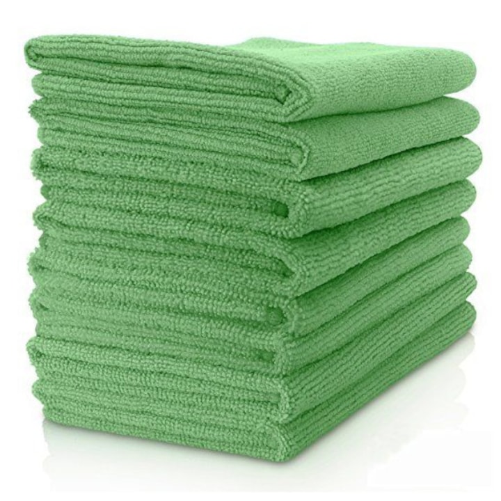 Laveta Alpha microfibra, 40x40 cm, verde