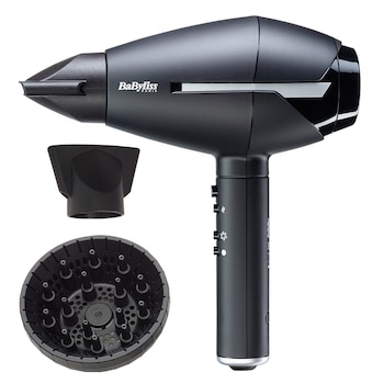 Uscator de par BaByliss , 2400W motor AC ,Ionic , 6 trepte de temperatura/viteze, 2 duze, 1 difuzor Uscator de par BaByliss , 2400W motor AC ,Ionic , 6 trepte de temperatura/viteze, 2 duze, 1 difuzor