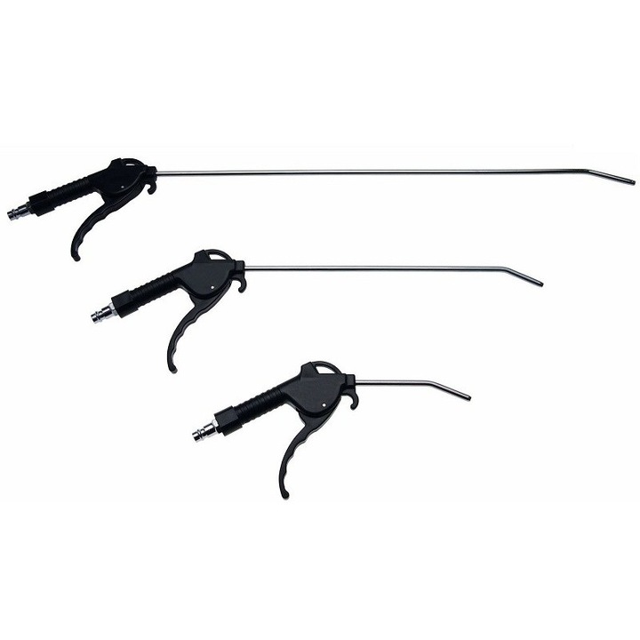 Set de 3 pistoale de suflat cu aer