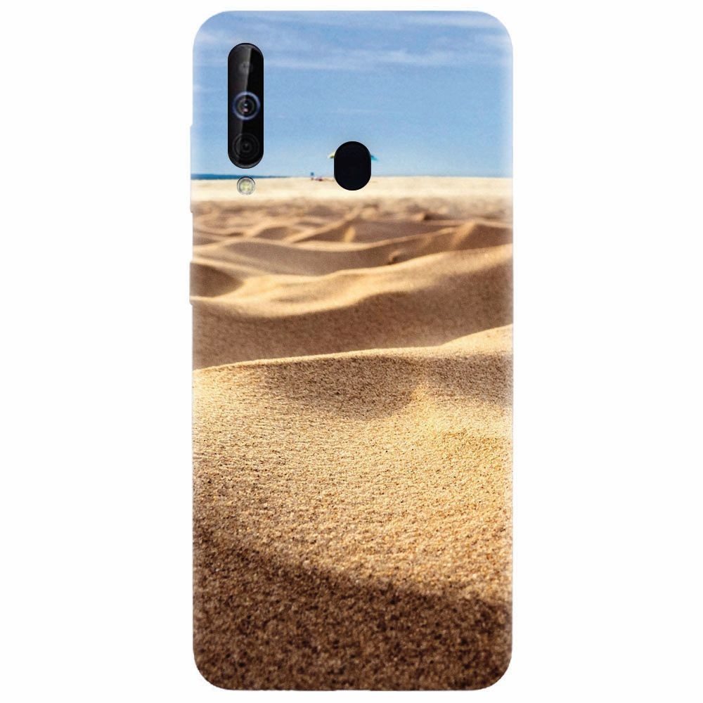 Husa silicon pentru Samsung Galaxy M30, Beach Sand Closeup Holiday