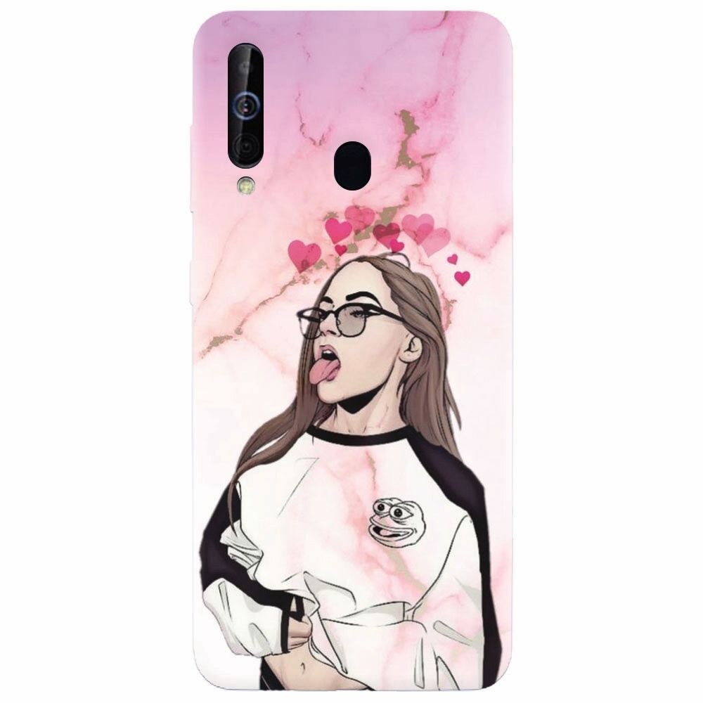 Husa silicon pentru Samsung Galaxy A60, Bad Girl